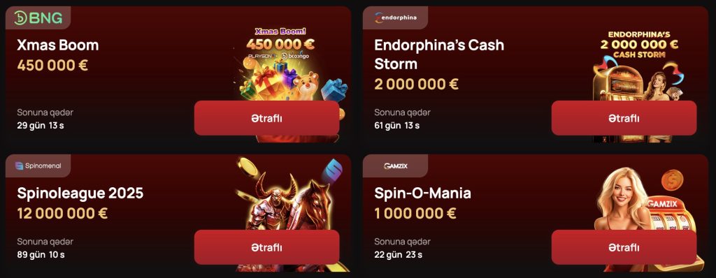 7K kazinosunda turnirlər