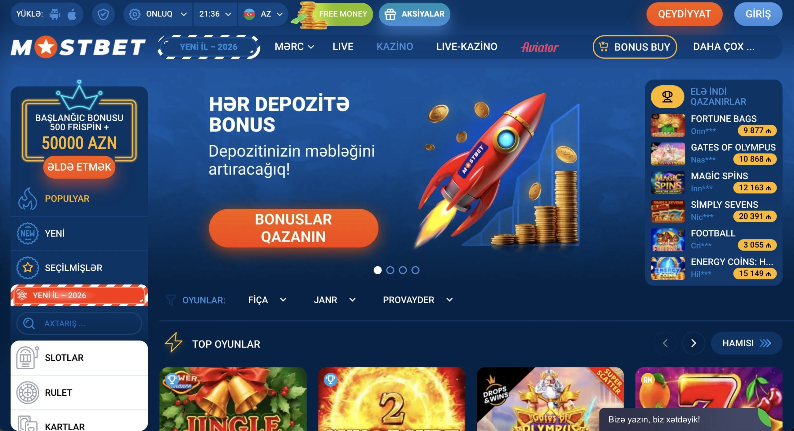 MostBet mərc şirkəti - onlayn idman mərcləri